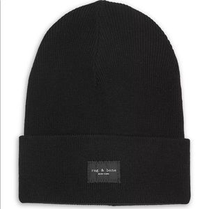 rag & bone Addison Wool Beanie (black)